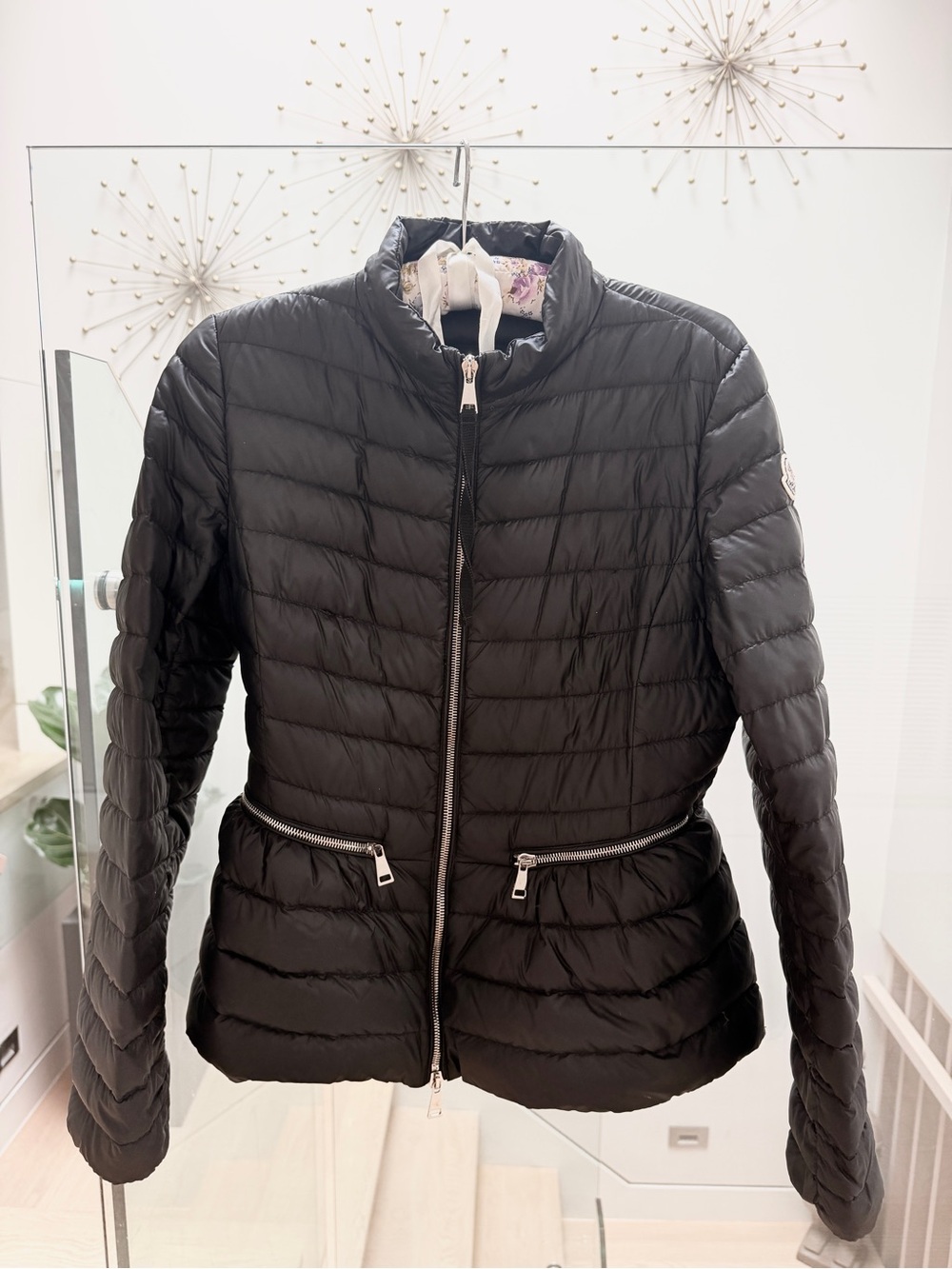 Moncler Agate Puffer down Jacket Black size 2